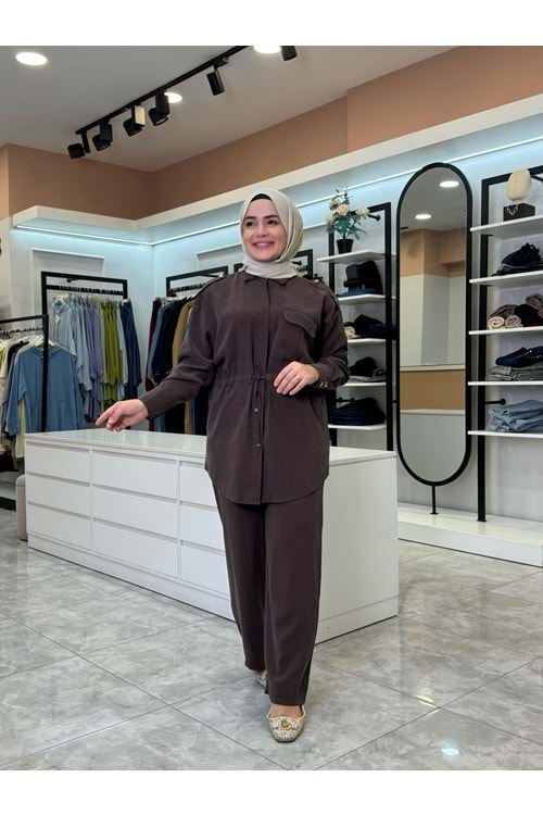 BELYA TAKIM - KAHVERENGİ - S-M