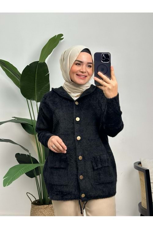 YASMİN HIRKA - SİYAH - STD
