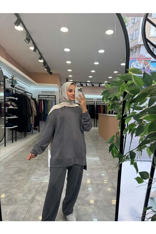 PARLA TAKIM - ANTRASİT GRİ - S-M