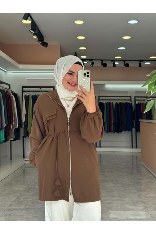 NAGİ KAP - KAHVERENGİ - L-XL
