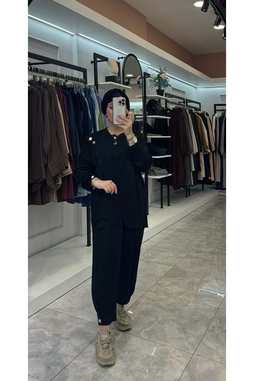 MARİNA TAKIM - SİYAH - L-XL