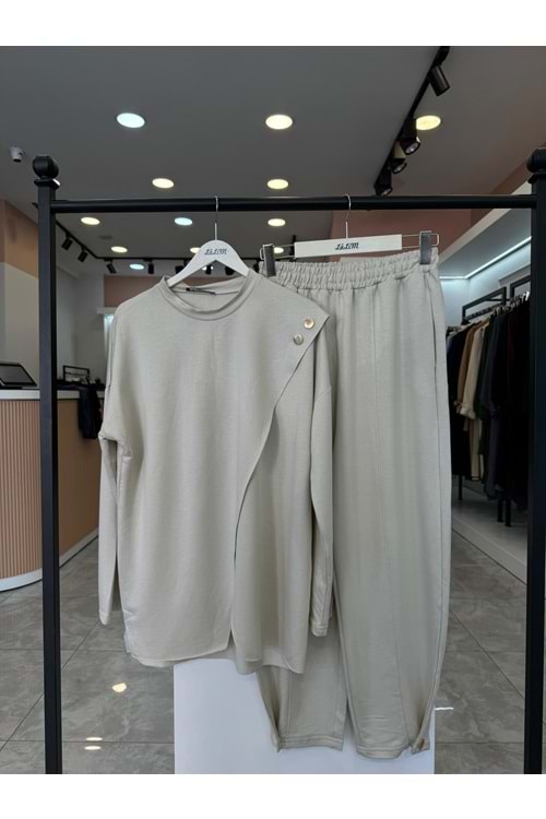 MARİNA TAKIM - KREM - L-XL