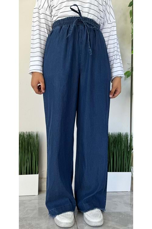 PÜSKÜL TENSEL PANTOLON - LACİVERT - 36