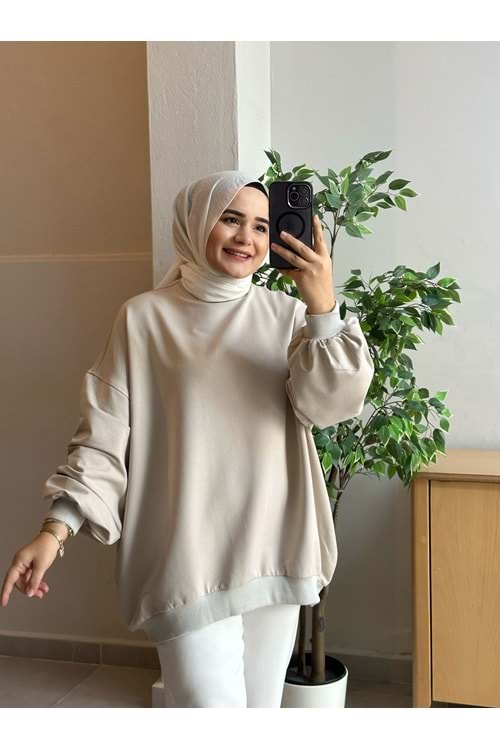 COOL SWEAT - KREM - STD