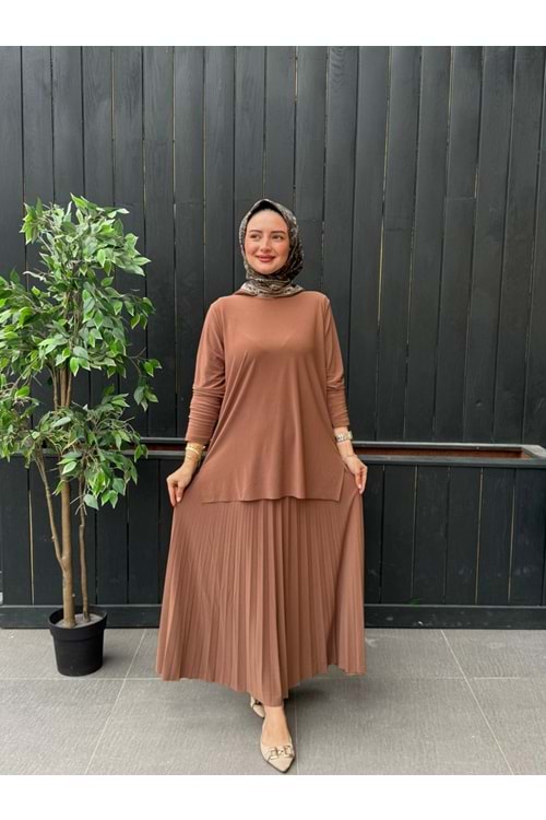 WOLDE ETEKLİ TAKIM - CAMEL - 2