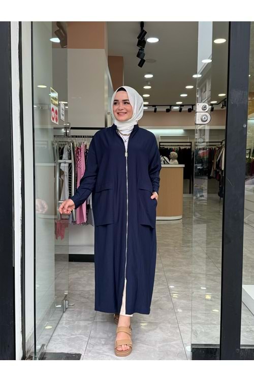LUNA UZUN KAP - LACİVERT - 1