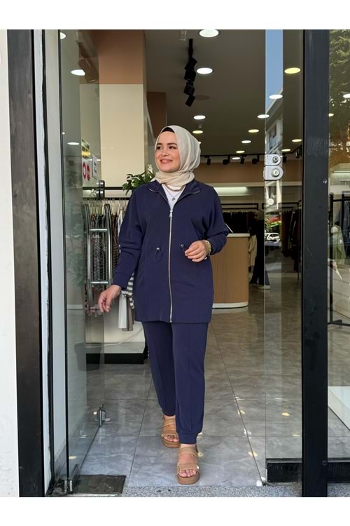 BELİ AYARLANABİLİR TAKIM - LACİVERT - S-M