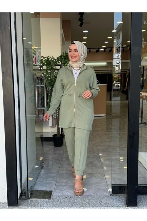 BELİ AYARLANABİLİR TAKIM - YEŞİL - S-M