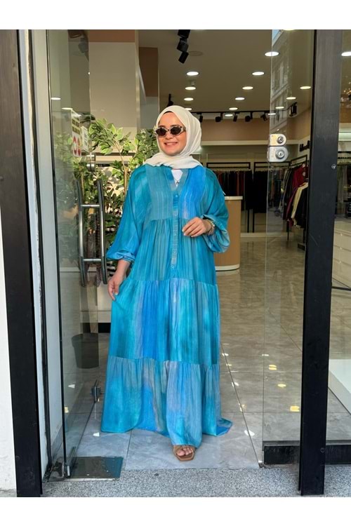 SIRMA ELBİSE - MAVİ - 2