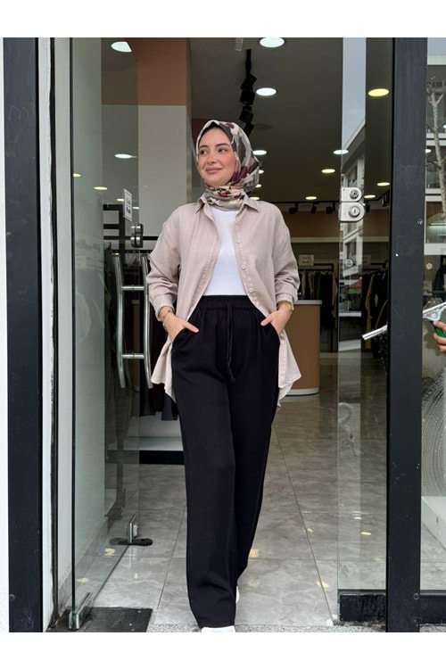 DURU PANTOLON - SİYAH - 38