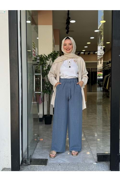 DURU PANTOLON - MAVİ - 38