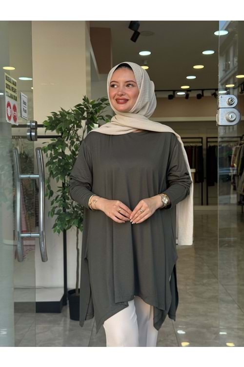 KUĞU TUNİK - HAKİ YEŞİLİ - STD