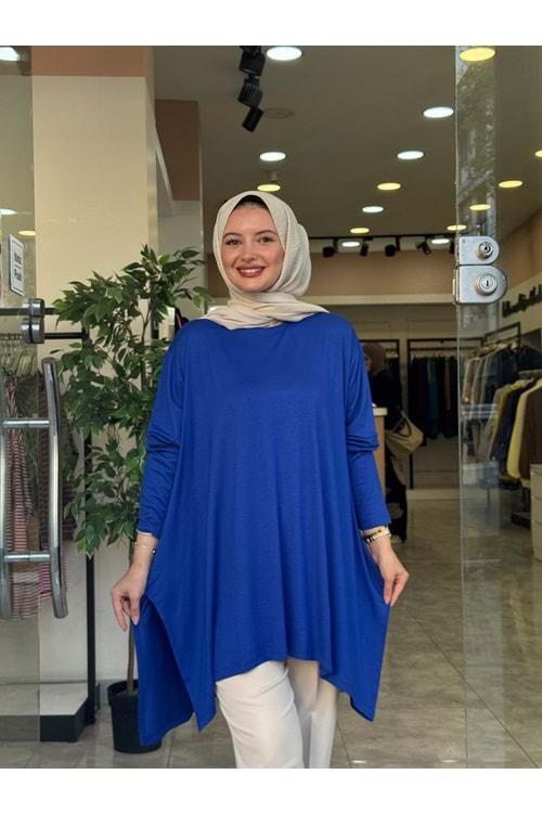 KUĞU TUNİK - SAKS MAVİSİ - STD