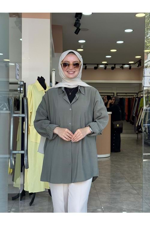 CİTY GÖMLEK - HAKİ YEŞİLİ - STD