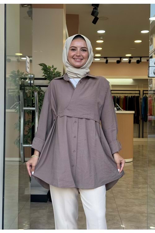 TWİN GÖMLEK - VİZON - STD