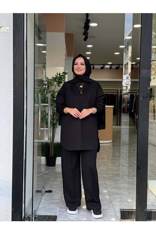 VERA ÇİMALI TAKIM - SİYAH - S-M
