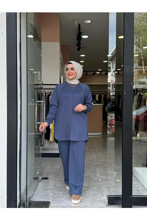 VERA ÇİMALI TAKIM - İNDİGO MAVİ - S-M