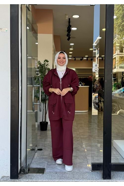 KURDELE TAKIM - BORDO - L-XL