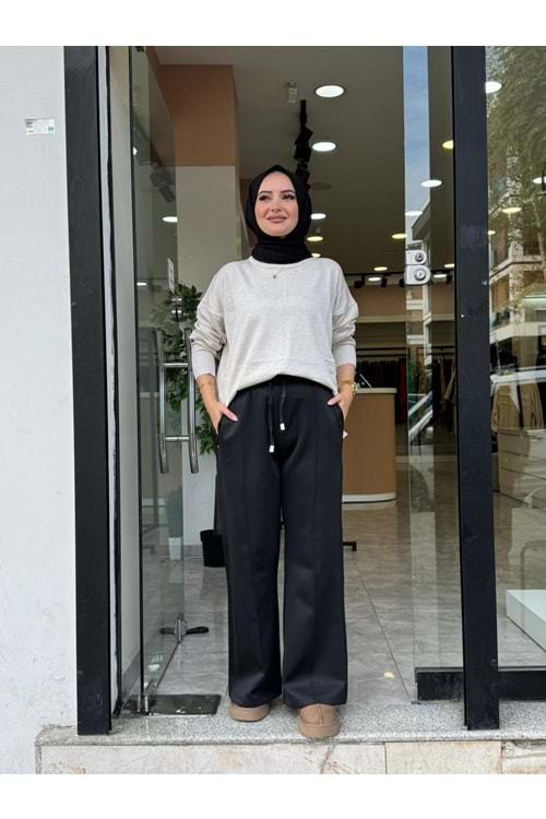 SCUBA ÇİMALI PANTOLON - SİYAH - XL