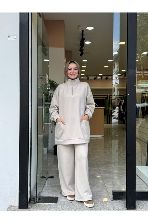 AHU TAKIM - KREM - L-XL