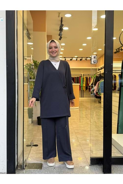 KİMONO TAKIM - LACİVERT - S-M