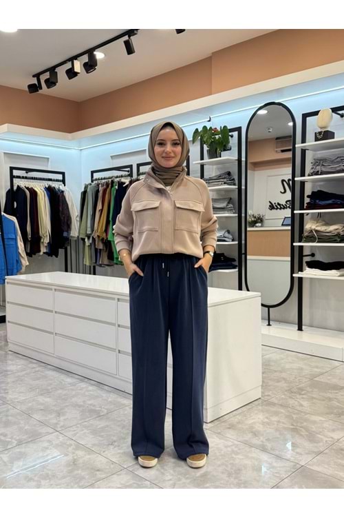 OYŞO BOL PANTOLON - LACİVERT - 2