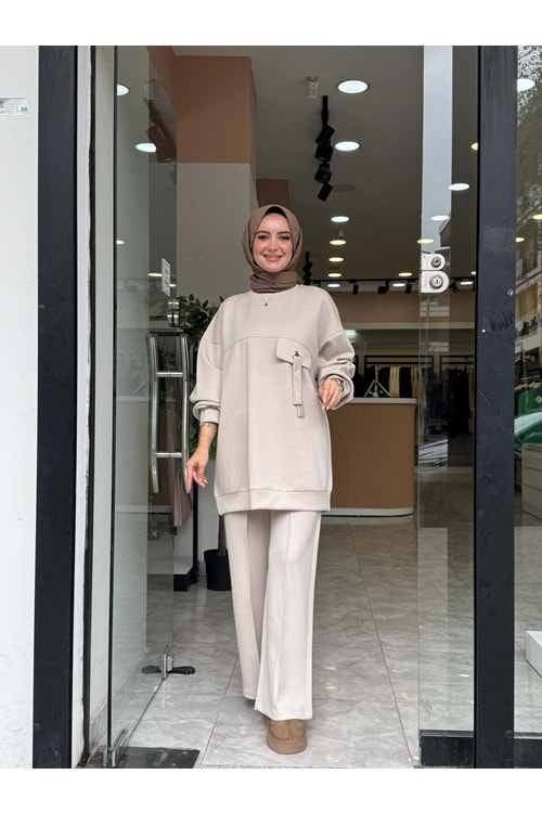 AYNUR TAKIM - KREM - L-XL