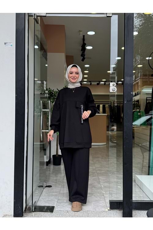 AYNUR TAKIM - SİYAH - L-XL
