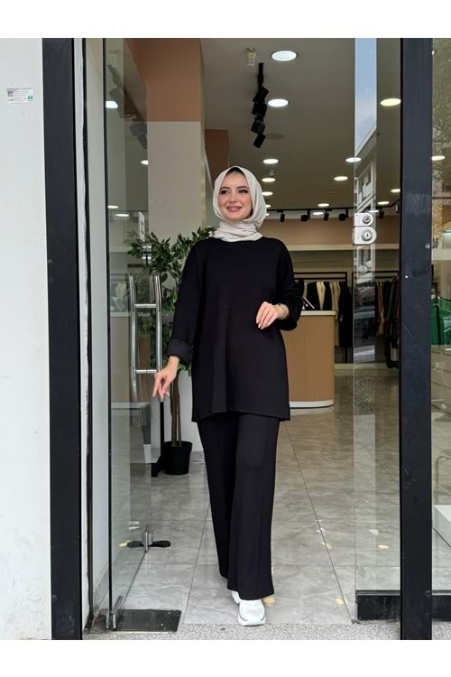 KOL DÜĞME TAKIM - SİYAH - 1