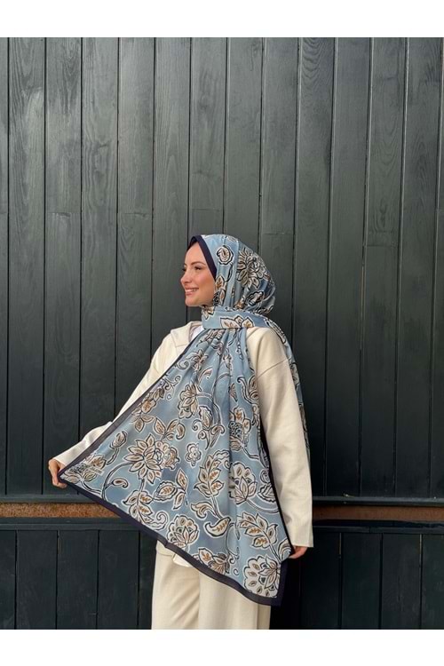 ZAKKUM ŞAL - LACİVERT - STD