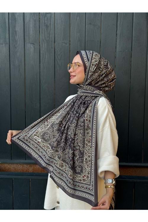 ETNİK ŞAL - ACI KAHVE - STD