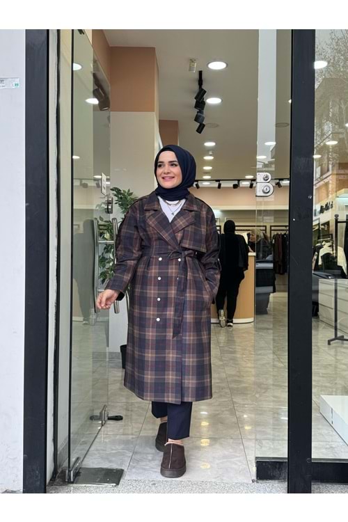 KARE UZUN TRENCH - STD - 1