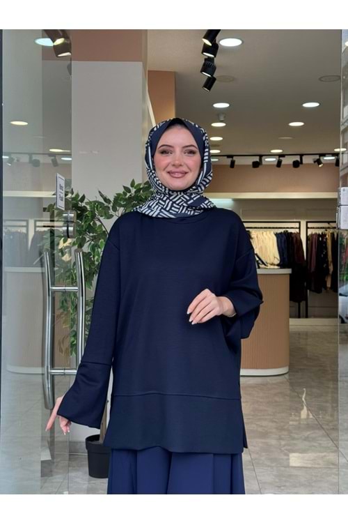 YIRTMAÇ SWEAT - LACİVERT - L-XL