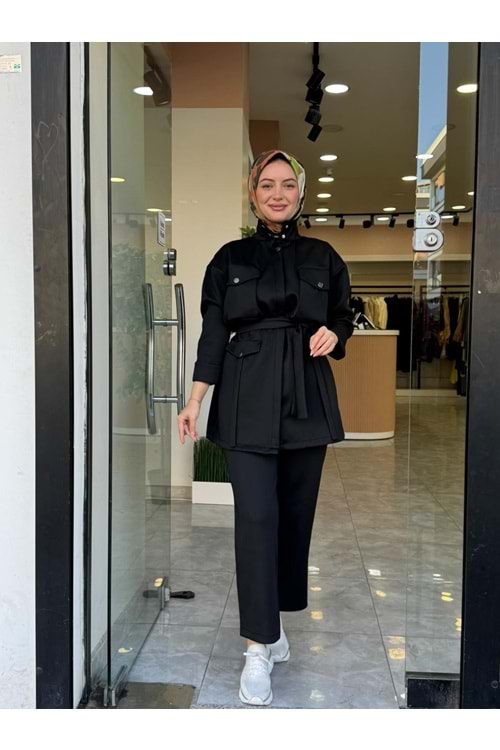 SCUBA KUŞAKLI TAKIM - SİYAH - S-M