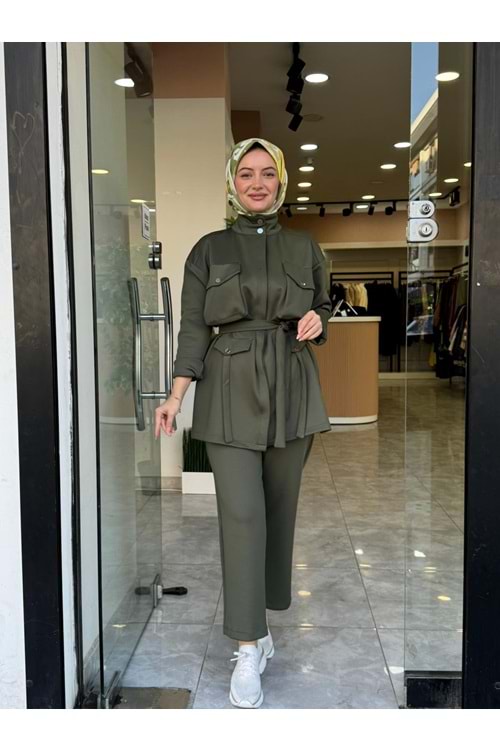 SCUBA KUŞAKLI TAKIM - YEŞİL - S-M