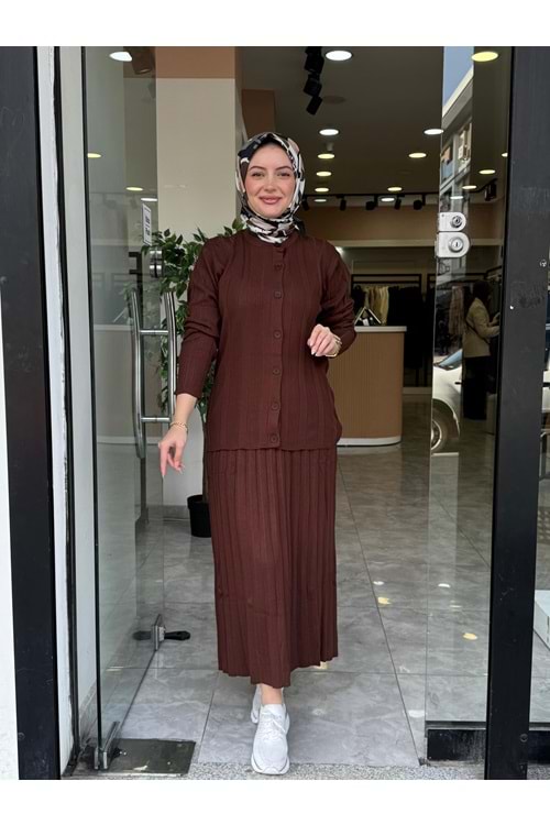 GÜLŞAH ETEKLİ TAKIM - ACI KAHVE - STD
