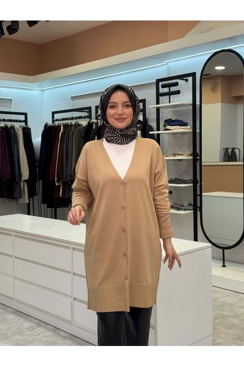 MİLA MERSERİZE HIRKA - CAMEL