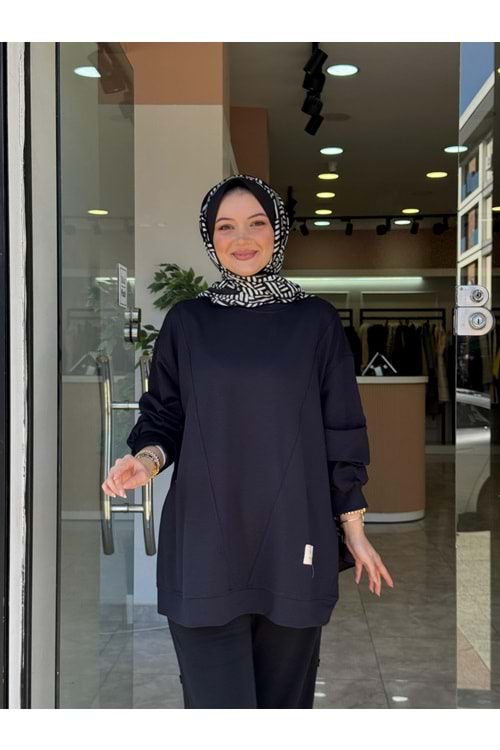 ÜÇGEN SWEAT - FÜME - S-M