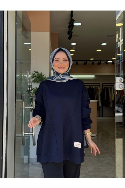 ÜÇGEN SWEAT - LACİVERT - L-XL