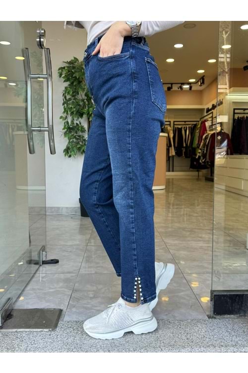 PAÇA TAŞ DETAY KOT - LACİVERT - 5