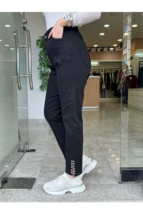 PAÇA TAŞ DETAY KOT - SİYAH - 5