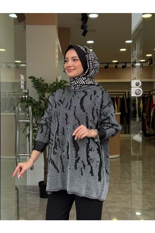 ZEBRA SİM KAZAK - GRİ - STD