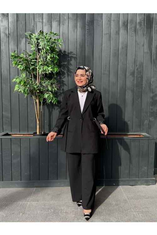 CEKETLİ TAKIM - SİYAH - L-XL