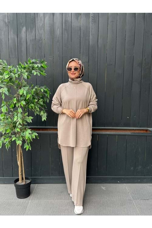 YAZ ÇİMALI TAKIM - KREM - S-M