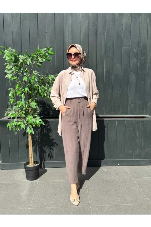 JOKER PANTOLON - VİZON - S-M