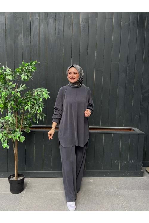 PİKE ÇİMALI TAKIM - GRİ - L-XL