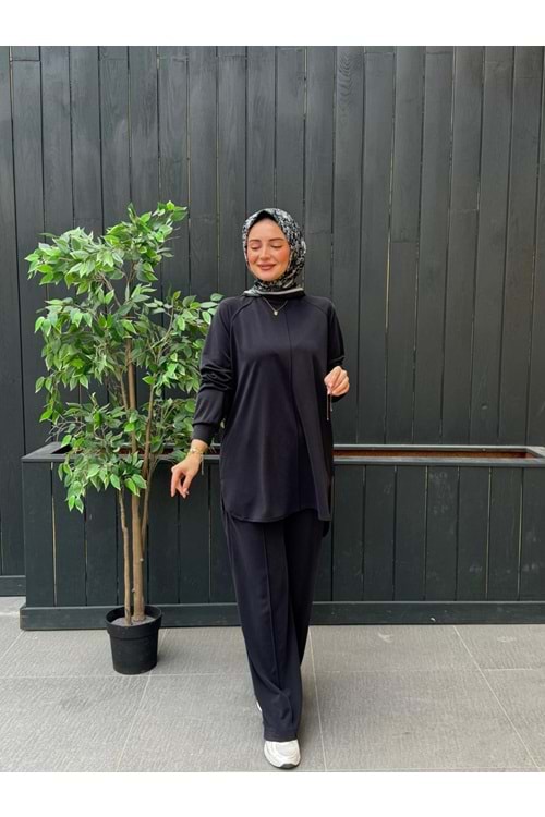 PİKE ÇİMALI TAKIM - SİYAH - S-M