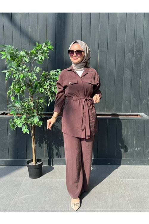 MODAL CUPRA TAKIM - KAHVERENGİ - L-XL