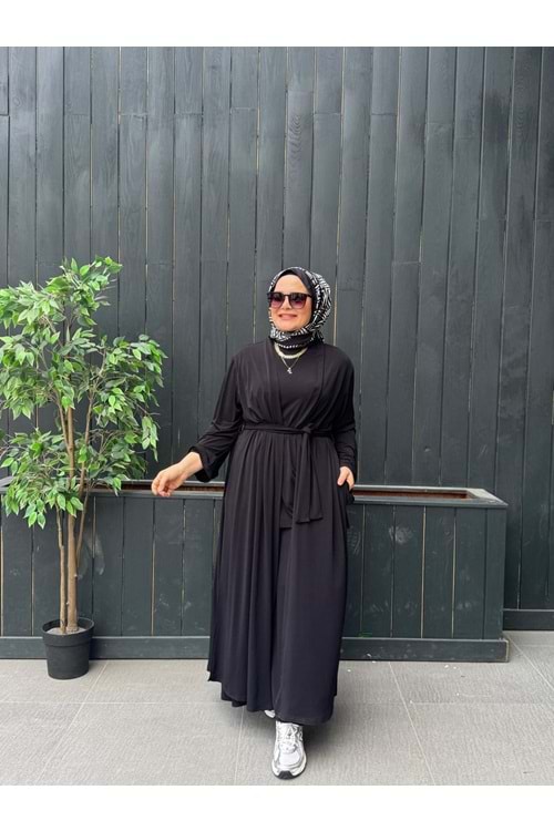 SÜMEYYE ÜÇLÜ TAKIM - SİYAH - 1