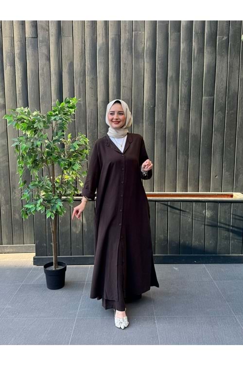 ZÜHRE TAKIM - KAHVERENGİ - 4